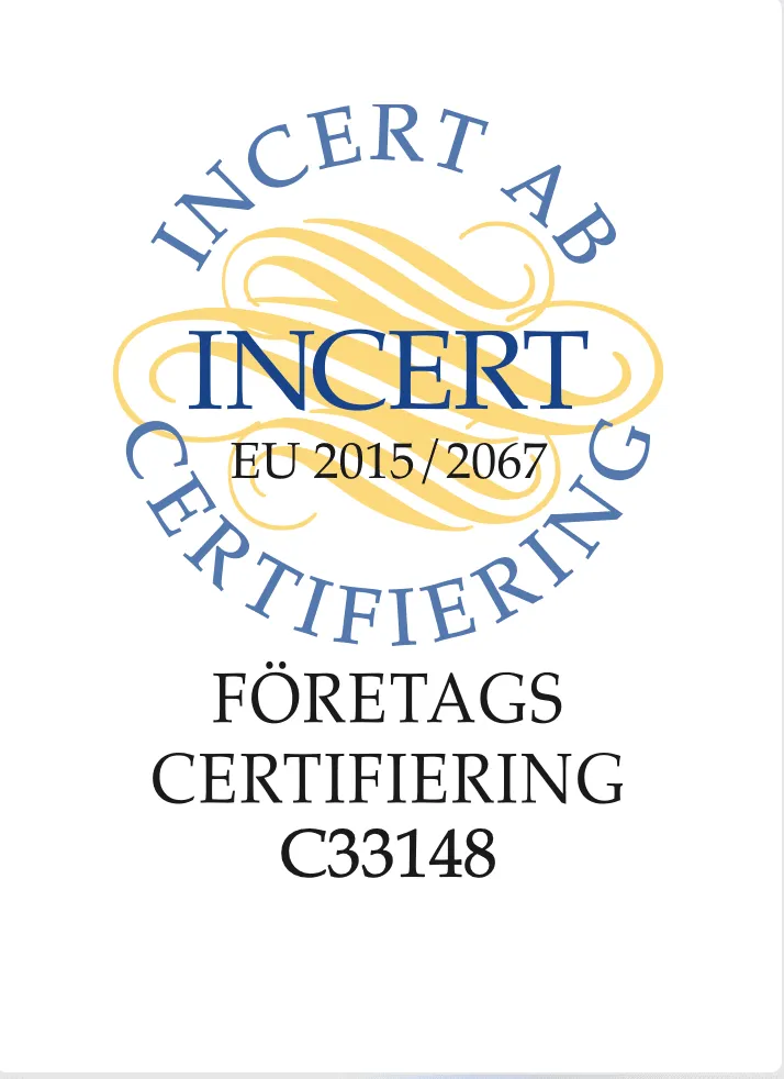 Gustafssons Rör certifiering